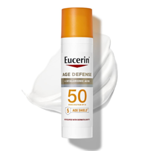 best sunscreens for black skin - Eucerin Sun Age Defense SPF 50