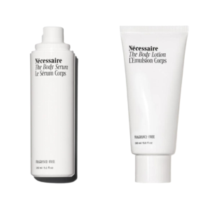 best summer beauty products - Necessaire Body serum and body lotion